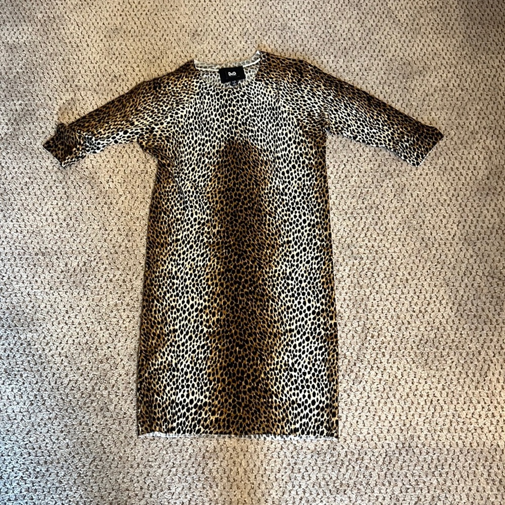 D&G leopard sweater dress